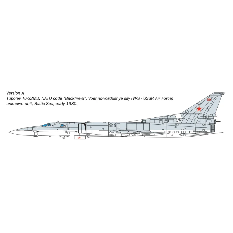 Tu-22M2 Backfire B Flugzeugmodell