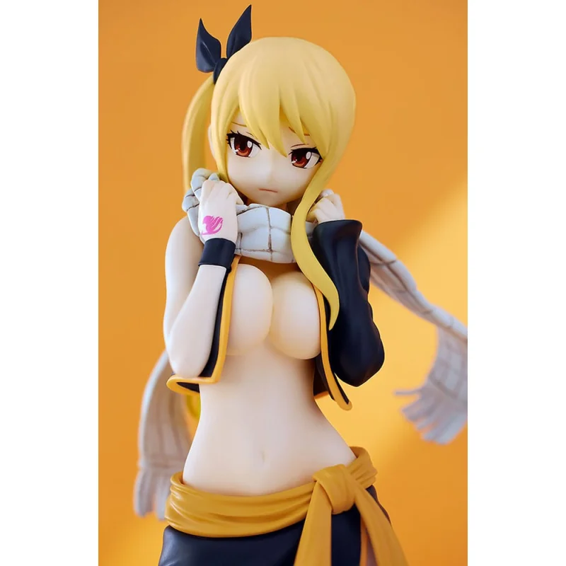 Fairy Tail Pop Up Parade Lucy Heartfilia Natsu Costume Ver. L Size 22 cm Figuren