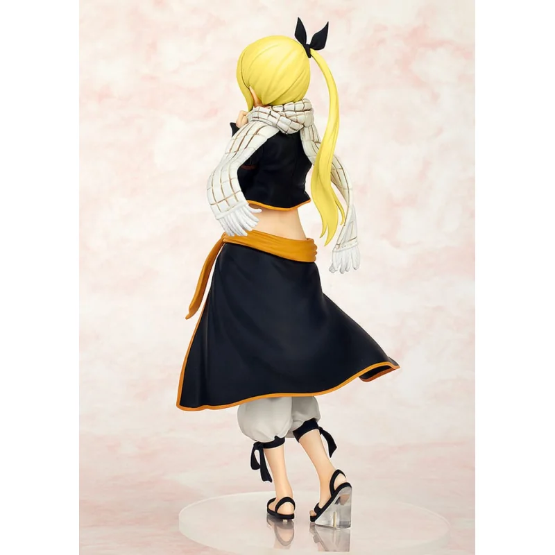 Fairy Tail Pop Up Parade Lucy Heartfilia Natsu Costume Ver. L Size 22 cm