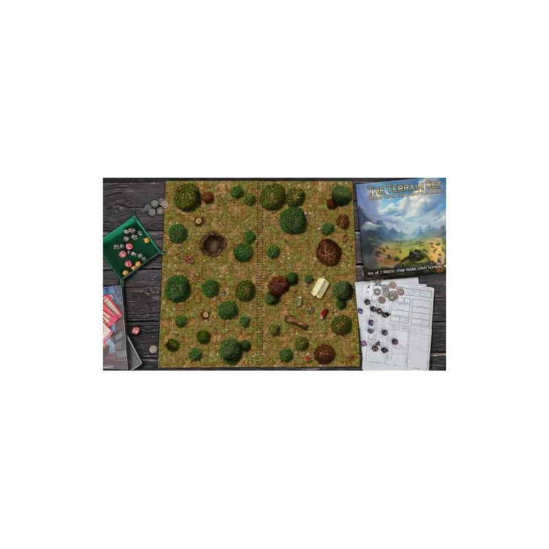 The Terrain Set Build Your Own Battle Map Kit Brettspiele und Zubehör