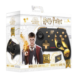 Harry Potter - Wireless Switch Controller 1M Cable + Sticker for Switch dock - Golden Snitch 