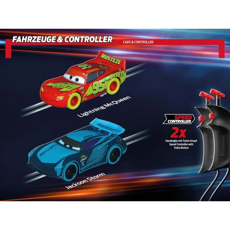 Disney·Pixar Cars - Glow Racers Rennstrecken: Start-Sets