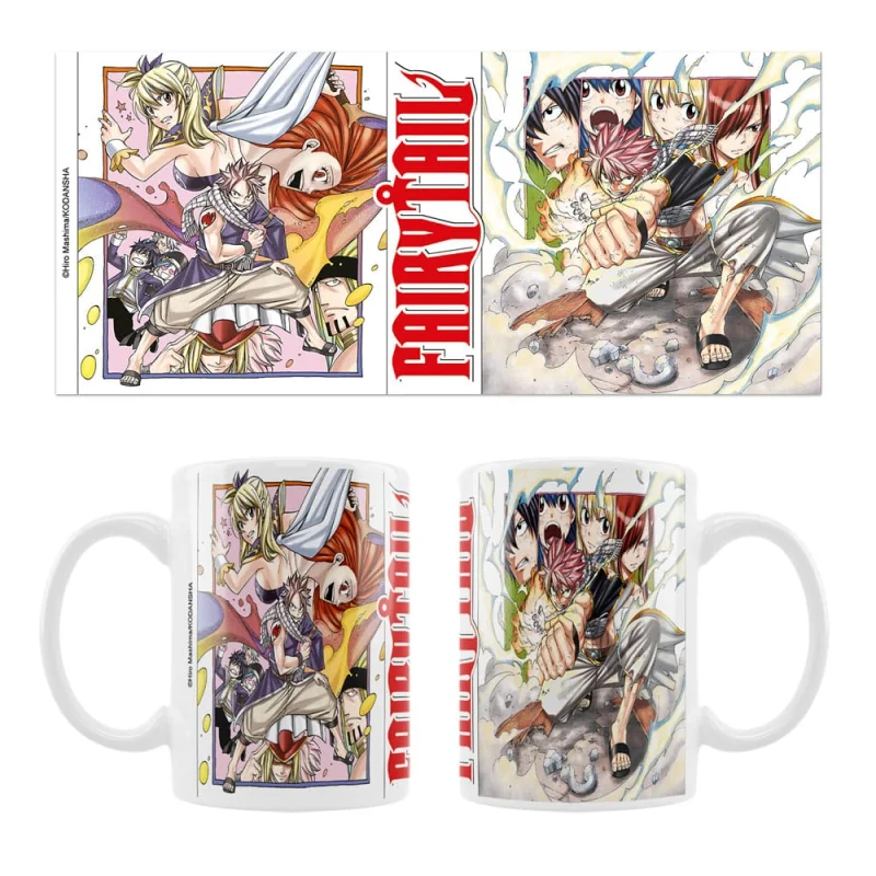 Fairy Tail ceramic mug Natsu Manga Style Tasse 