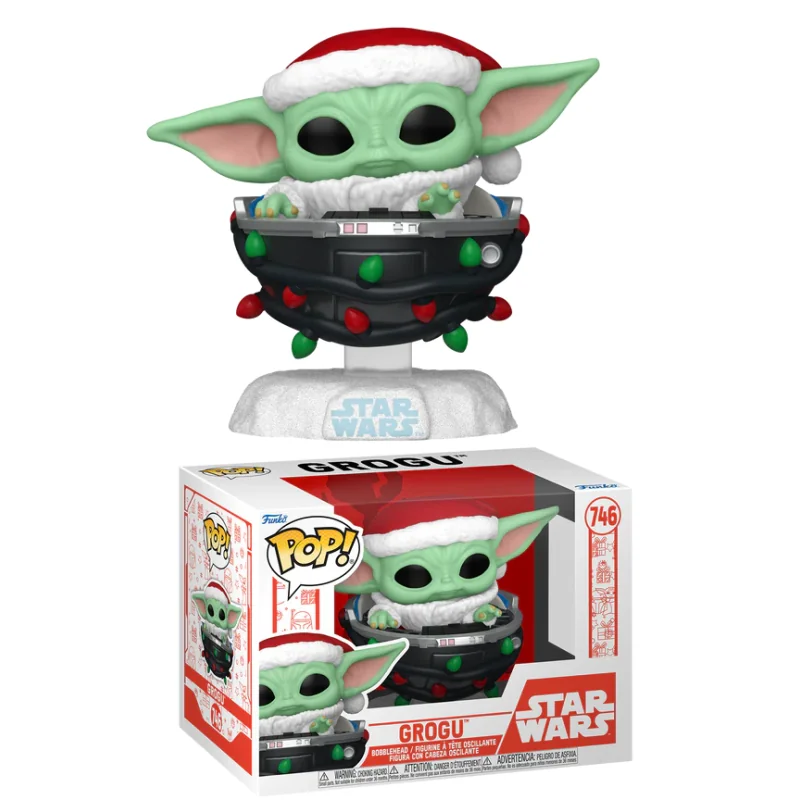 MANDALORIAN HOLIDAY - POP Star Wars No. 746 - Grogu Pop Figur 