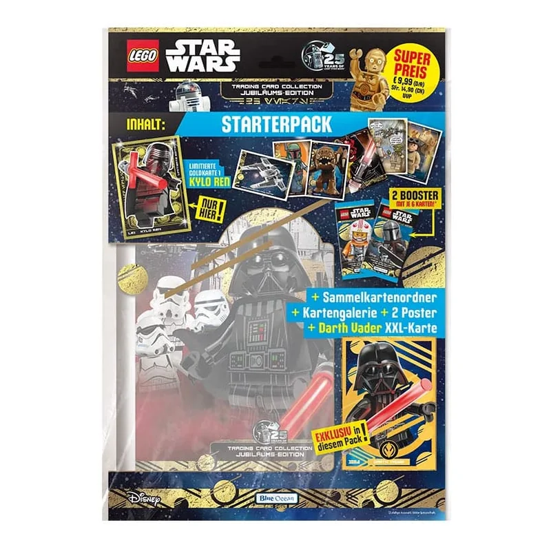 LEGO Star Wars Trading Card Collection 25th Anniversary Edition Starter Pack *GERMAN* 