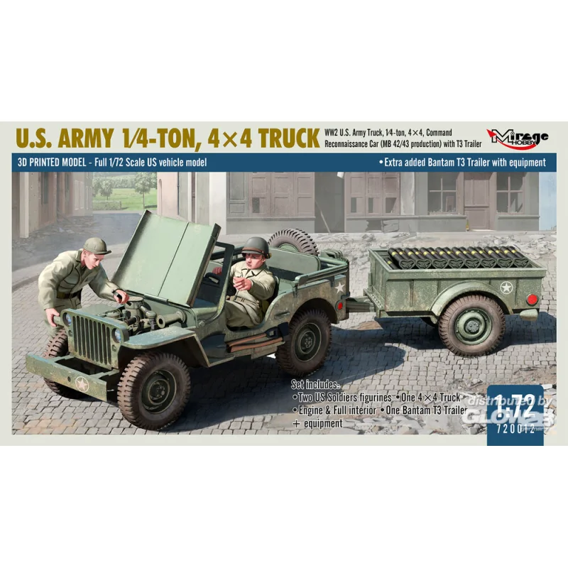 US ARMY 1?4?TON, 4×4 TRUCK Figuren 