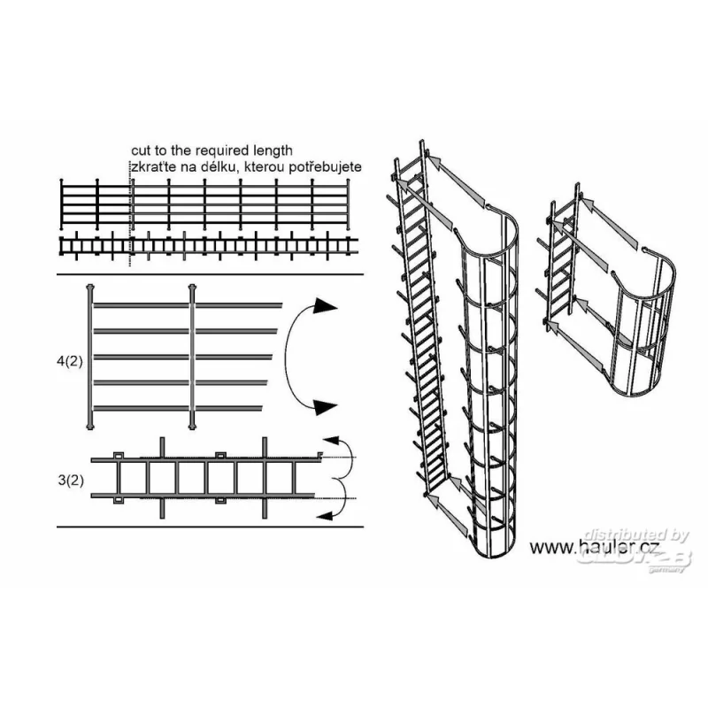 Safety cage ladders Hauler