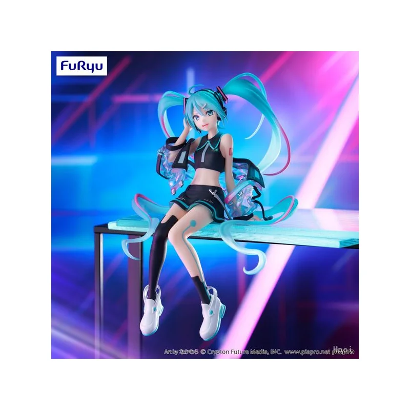 Hatsune Miku Figure Neon Cyber Ver. (Noodle Stopper) Figurine 