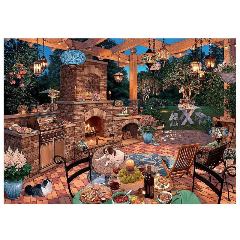 Puzzle 1000 p - Outdoor kitchen Puzzle