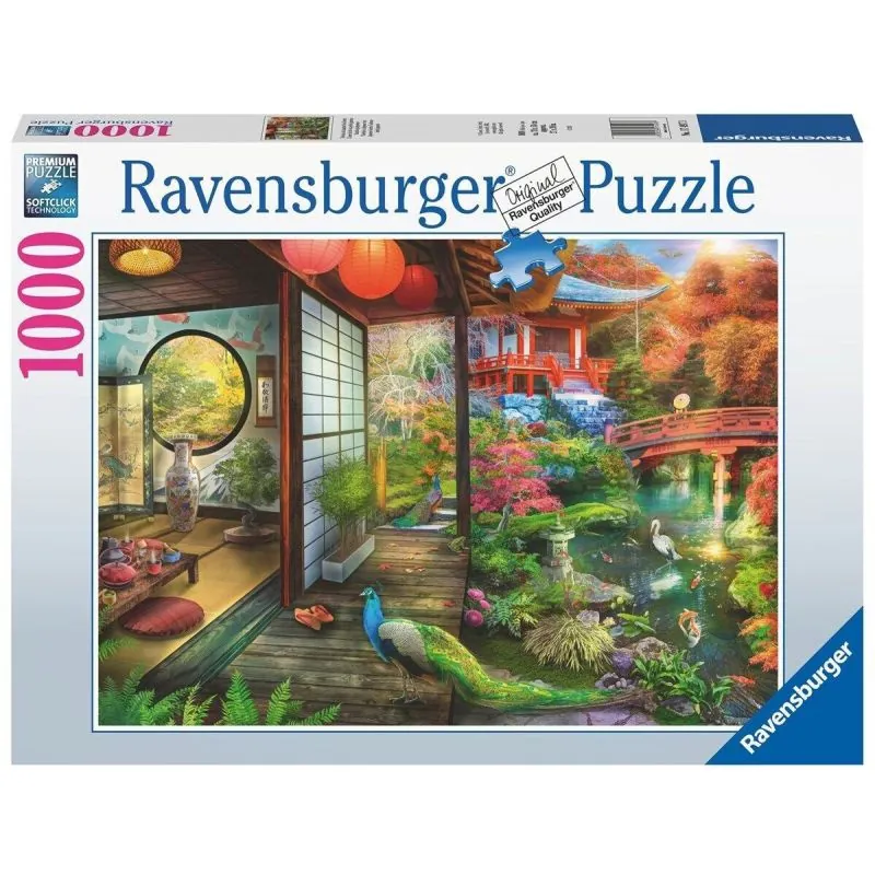 1000 p puzzle - Tea time in the Japanese garden 