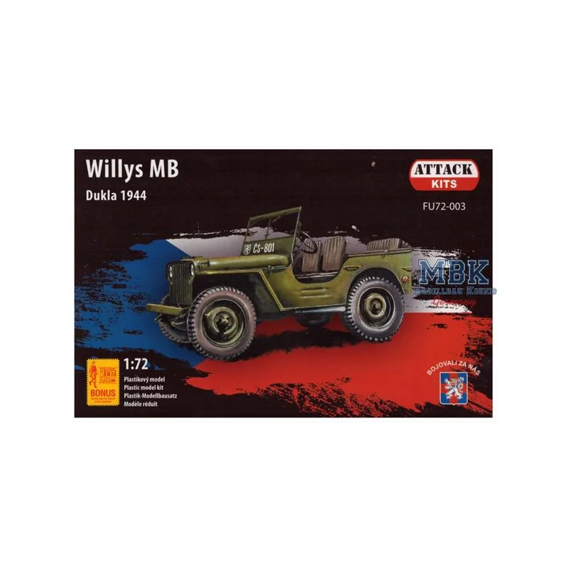 Willys Jeep MB Dukla 1944 Modellbausatz 