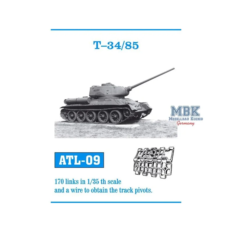 T-34/85 - Waffelmuster tracks 