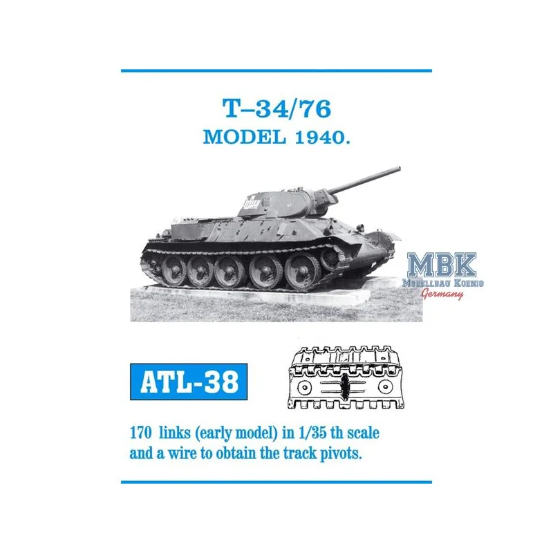 T-34/76 Mod. 1940 tracks 