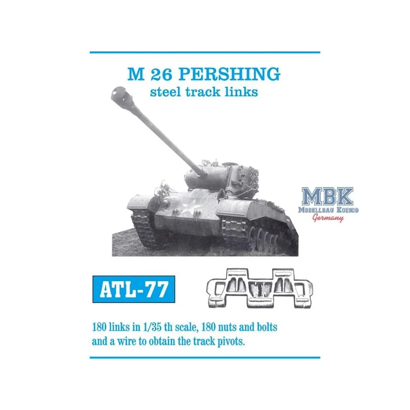 M 26 Pershing Steel Track 