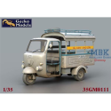 60'~70's Saigon Shuttle Motor-Tricycle w/figures Bus-Modellbau