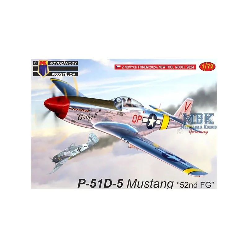 North American P-51D-5 Mustang “52nd FG” Modellbausatz 