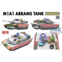 M1A1 Abrams UKRAINE (updated version w/work.track) Militär Modellbau