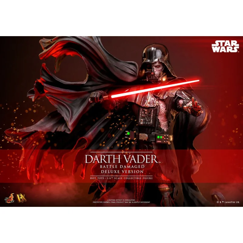 Star Wars - Figure 1/6 Darth Vader (Battle Damaged) Deluxe Version 35 cm Figuren