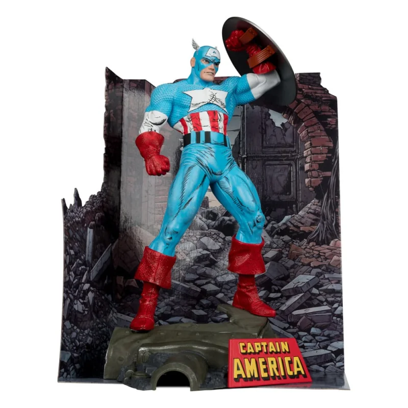 Marvel 1/6 Captain America (The Amazing Spider-Man 323) 28 cm Figurine 