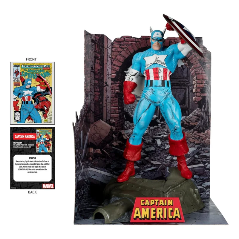 Marvel 1/6 Captain America (The Amazing Spider-Man 323) 28 cm McFarlane Toys