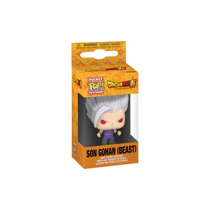 DBS SUPER HERO - Pocket Pop Keychains - Gohan Ultra Instinct Schlüsselanhänger