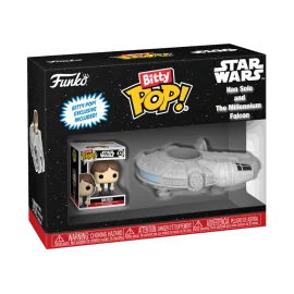 Star Wars - Bitty Pop Ride Han Solo Millenium Falcon Pop Figur 