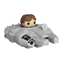 Star Wars - Bitty Pop Ride Han Solo Millenium Falcon Pop Figuren