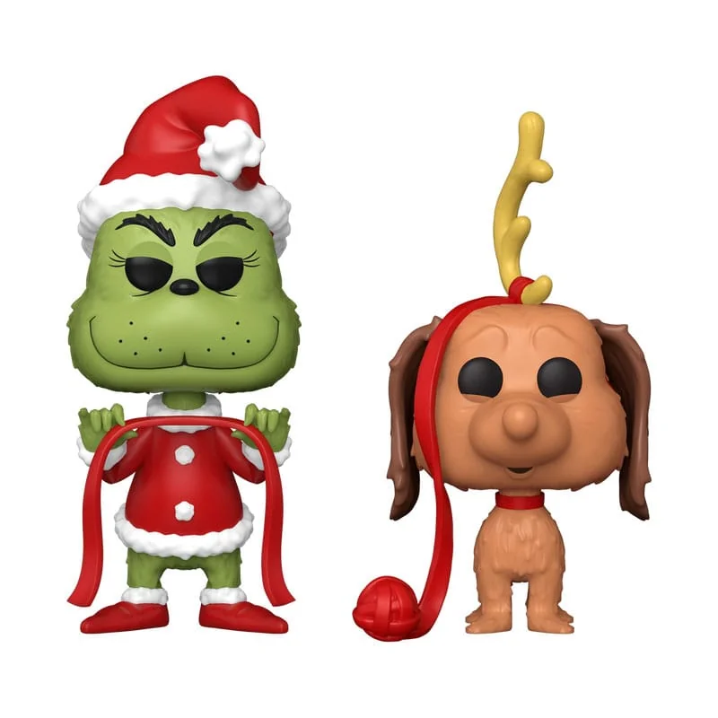 The Grinch(Anniversary) - pack 2 POP! Books Vinyl figures Grinch w/ Max 9 cm Pop Figur 