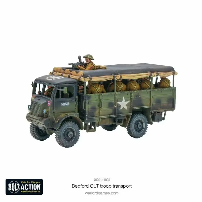 Bedford QLT Troop Transport Erweiterungen für Figurenspiele