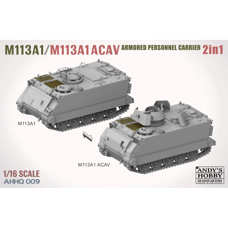 M113A1 ACAV U.S. Armored Personnel Carrier (1:16) Militär Modellbau