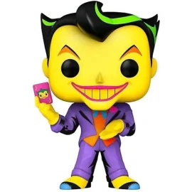 DC Comics POP! Heroes Vinyl Figure Joker (Black Light) 9 cm Pop Figur 