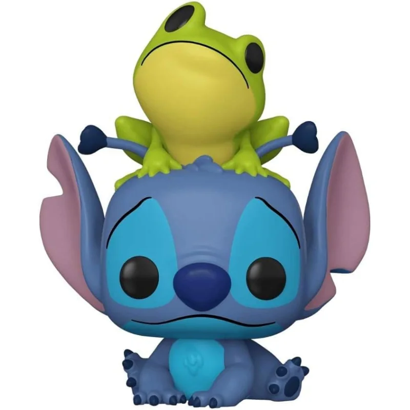 Lilo & Stitch POP! Vinyl Figure Stitch w/Frog 9 cm Pop Figur 