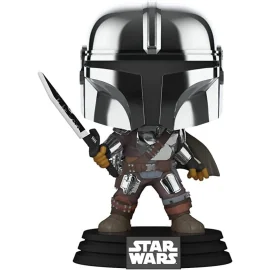 Star Wars: Mandalorian POP! Vinyl Figure MandoW/DrkSabr(GW/MT) 9 cm Pop Figur 