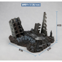 Mobile Suit Gundam diorama PVC Realistic Model Series G Structure GS02M The abandoned buildings in New York City Material Color 