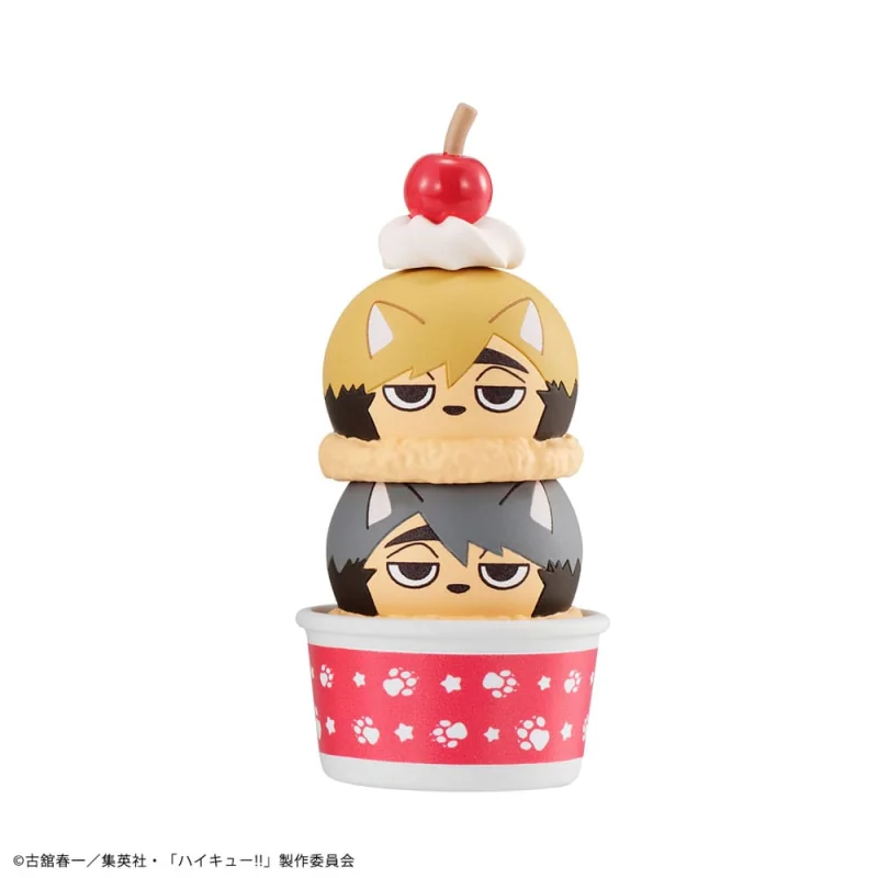 Haikyu!! pack 6 trading figures Tsumichen Stack up & Change 8 cm (with gift)