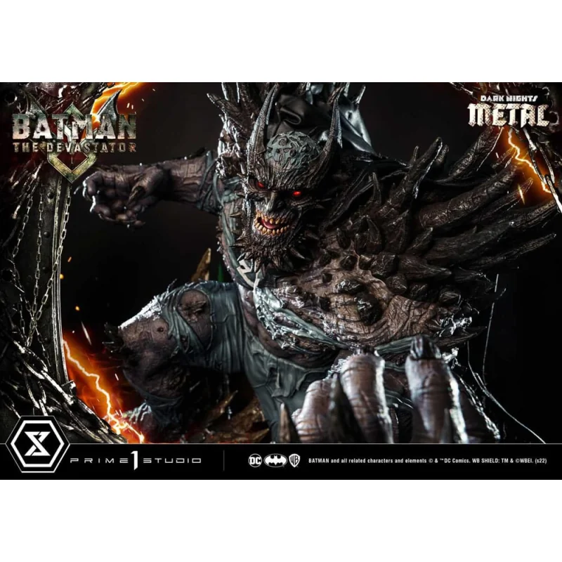 Dark Knights: Metal statuette 1/3 The Devastator Regular Version 98 cm