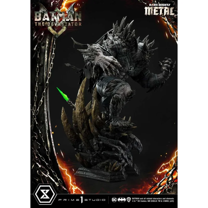 Dark Knights: Metal statuette 1/3 The Devastator Regular Version 98 cm