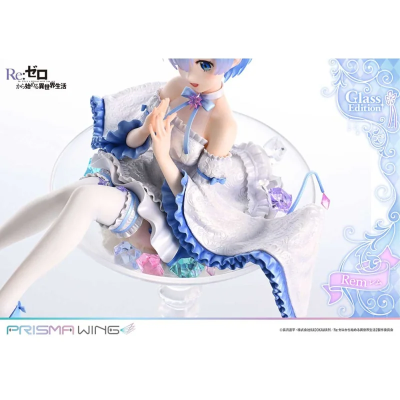 Re:Zero - Starting Life in Another World 1/7 Prisma Wing Rem Glass Edition 23 cm