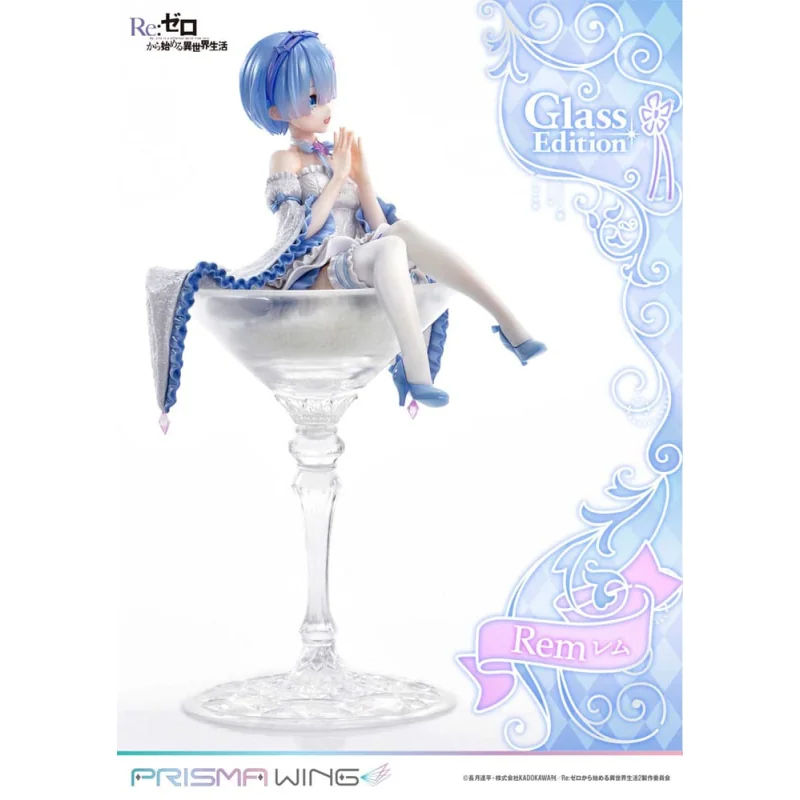 Re:Zero - Starting Life in Another World 1/7 Prisma Wing Rem Glass Edition 23 cm