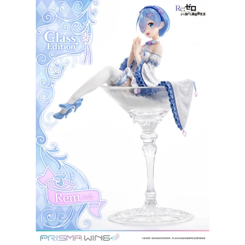 Re:Zero - Starting Life in Another World 1/7 Prisma Wing Rem Glass Edition 23 cm