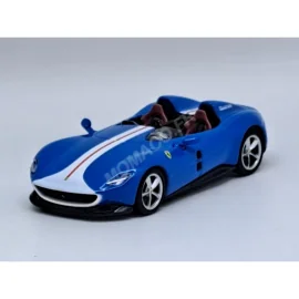 FERRARI MONZA SP-2 2018 BLUE/SILVER Miniatur 