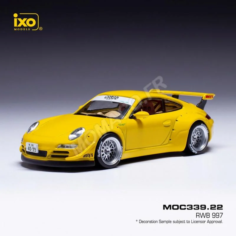 PORSCHE RWB 997 JAUNE Miniatur 