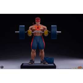 Street Fighter - Premier Series 1/4 Evil Ryu: Powerlifting Statuen 