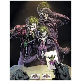 DC - Metal Plate Poster Metal Classix Three Joker 