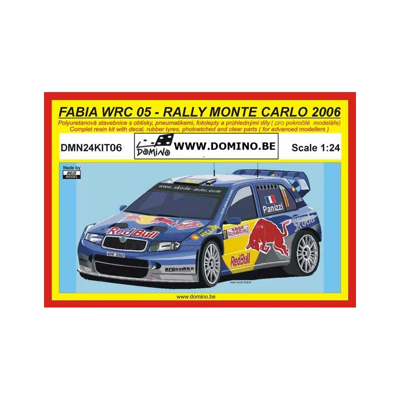 SKODA FABIA WRC MONTE CARLO 2006 PANIZZI Miniatur 