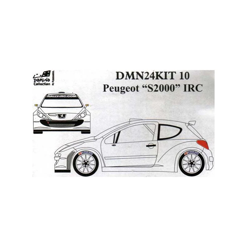 PEUGEOT 207 S2000 WITHOUT DECALS Modellbausatz 