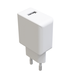 Charger Sector tip - 2.1A 5V 1 USB - White - Bulk 