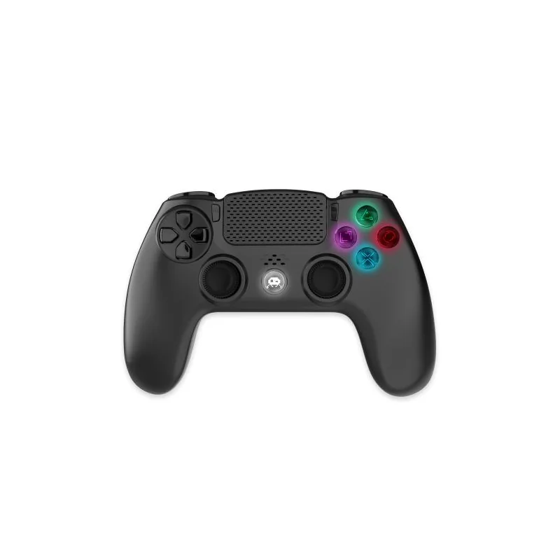 Black Wireless Controller for PS4 With Headphone Jack and Illuminated Buttons 