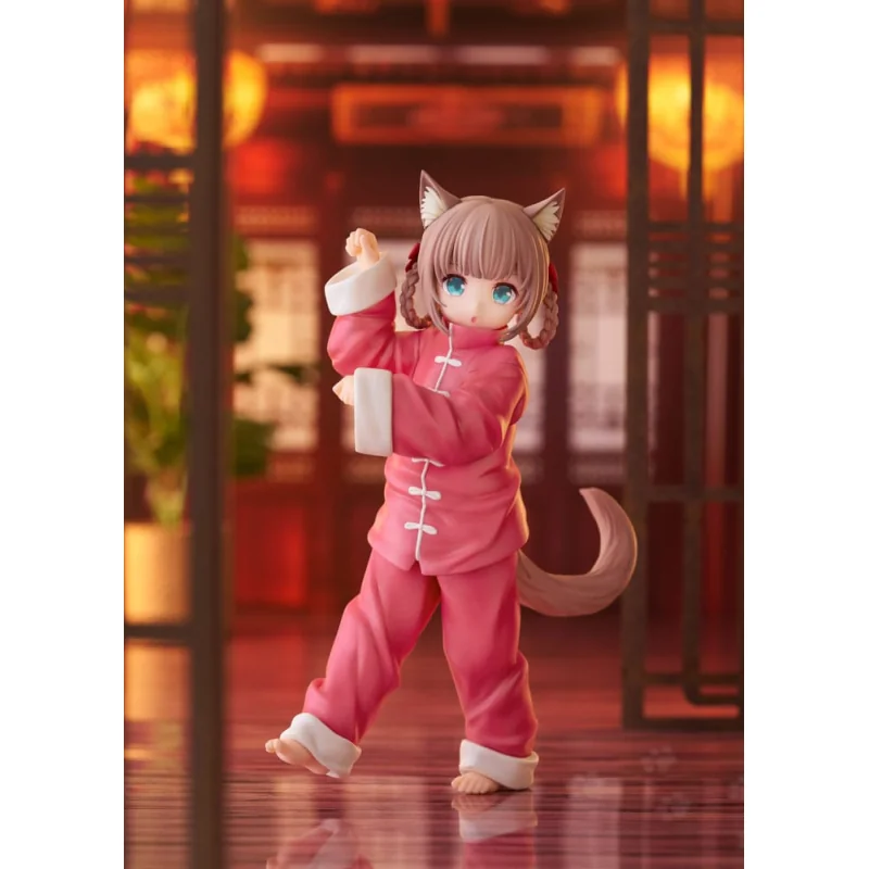 My Cat Is a Kawaii Girl statuette Palette Dress-Up Collection Kinako Nyang fu Ver. 15cm Figuren