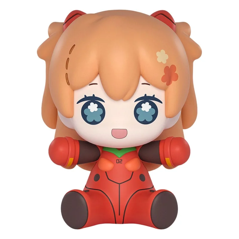 Neon Genesis Evangelion: Rebuild of Evangelion figure Chibi Huggy Good Smile Asuka Shikinami Langley: Plugsuit Ver. 7cm Figurine